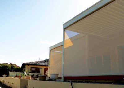 Off white Ziptrak blinds