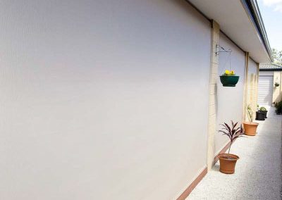 White Ziptrak blinds