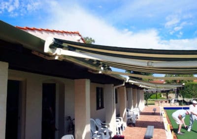 folding arm awnings
