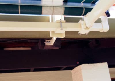 folding arm awnings detail