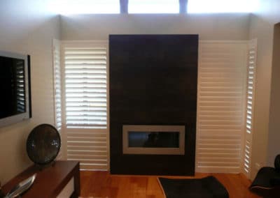 white shutter blinds