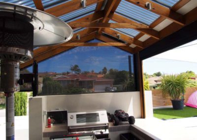 ziptrak blinds under patio